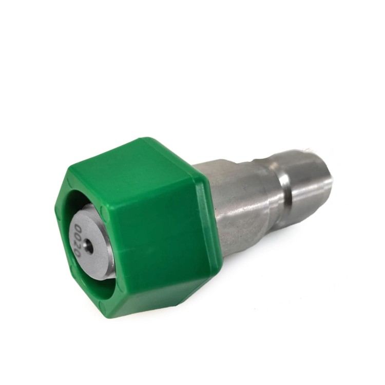 Lanca pianowa ULTRA HYGIENIC® Antimicrobial 70 mm z dyszą 00/20 – strumień punktowy, zielona