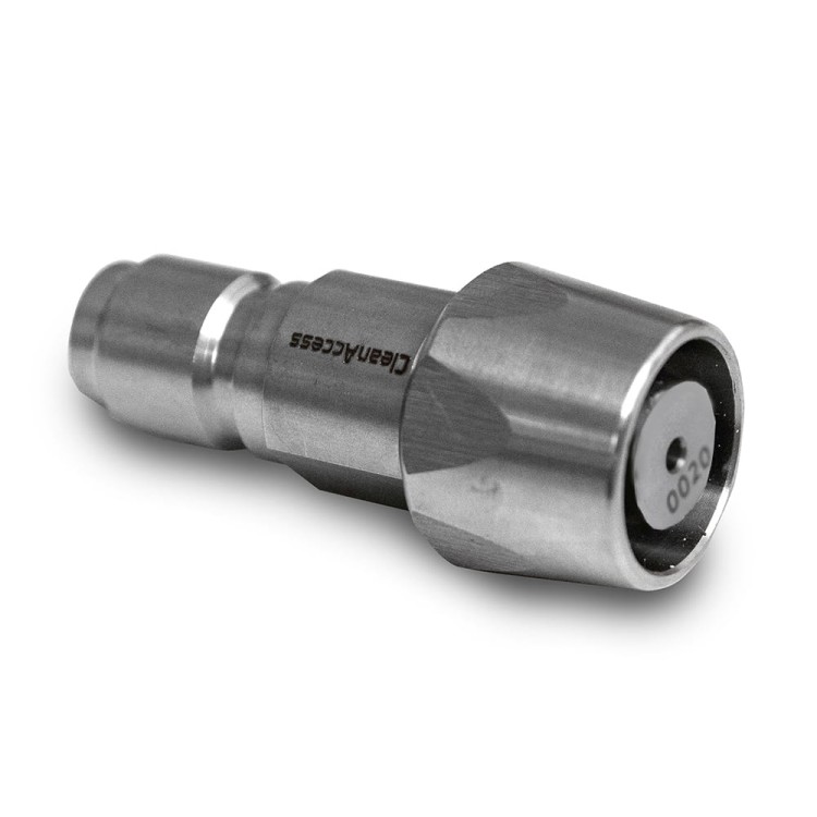 Lanca pianowa ULTRA HYGIENIC® Antimicrobial 70 mm ze stali nierdzewnej z dyszą 00/20 – strumień punktowy