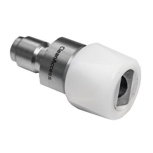 Lanca pianowa ULTRA HYGIENIC® 70 mm z dyszą 50/200 – widok z przodu