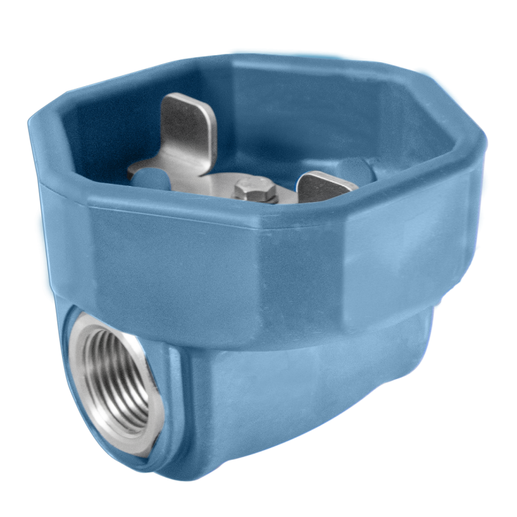 Zawór kulowy ULTRA HYGIENIC® ½’’ – osłona gumowa, wykrywalny