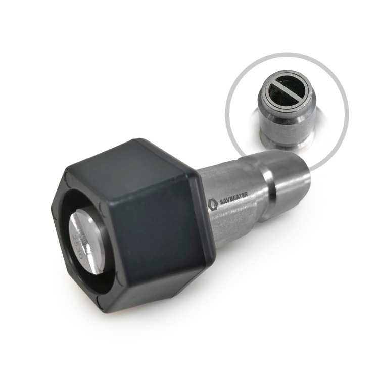Lanca pianowa SAVE WATER ULTRA HYGIENIC® Antimicrobial 70 mm z dyszą 15/20 – strumień płaski, wykrywalna