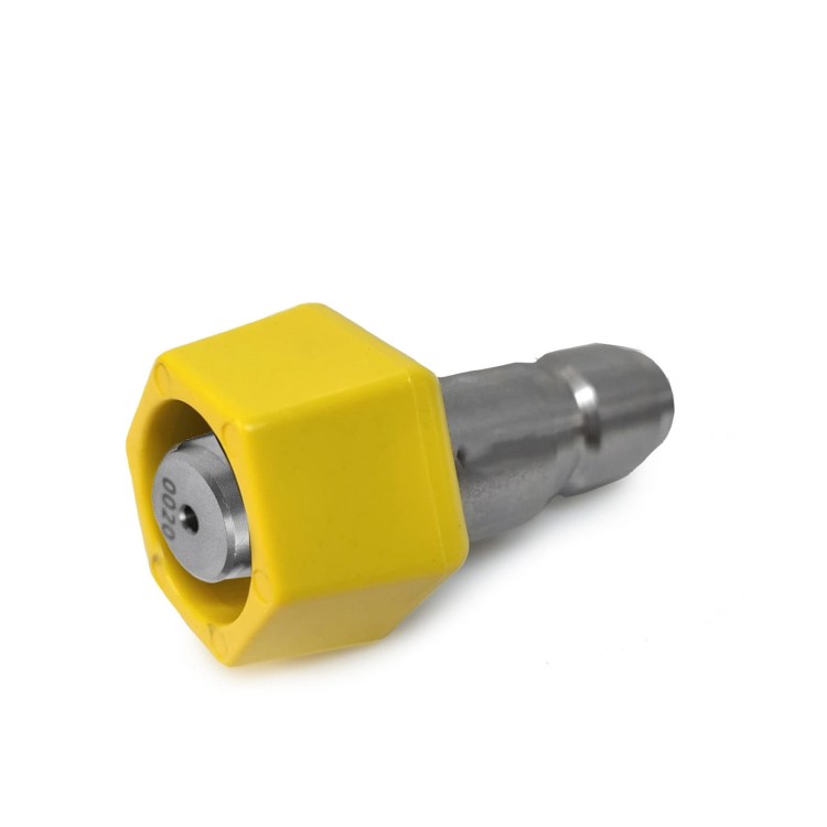 Lanca pianowa ULTRA HYGIENIC® Antimicrobial 70 mm z dyszą 00/20 – strumień punktowy, żółta